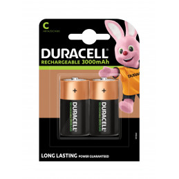 Piles DURACELL HR20 - D - Blister x 2 - NiMh - 1.2V - 2200mAh