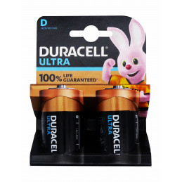 Piles DURACELL LR20 - D - M3 - Blister x2 - Alcaline - 1.5V