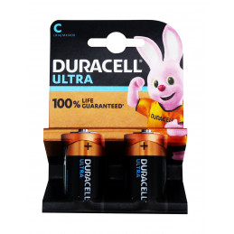 Piles DURACELL LR14 - C - M3 - Blister x 2 - Alcaline - 1.5V