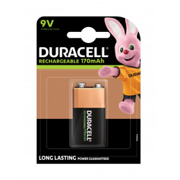 Pile DURACELL 6HR61 - NiMh - 9V - 170mAh