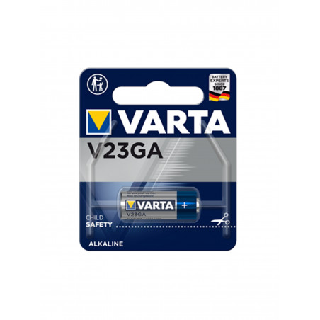 Pile VARTA 23A - GP23A - MN21 - L1028 - 8LR932 - LRV08 - V23GA -  A23 - Blister x 1 - Alcaline - 12V