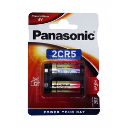 Pile PANASONIC 2CR5 Power photo - DL245 - Lithium - 6V