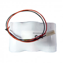 Pack piles Alarme compatible INTERVOX / SURTEC - 3LR20 - Alcaline - 4.5V - 18Ah + Connecteur