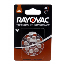 Pile Bouton RAYOVAC 312AE Acoustic - Zinc Air - 1.4V - 160mAh