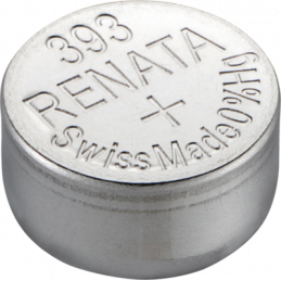 Pile Bouton VARTA 393 - SR48W - SR754W - High impedance - Oxyde d'Argent - 1.55V