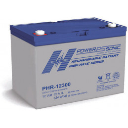 Batterie Plomb Standard 12V 82Ah - PHR-12300FR - 259x168x208 - Spécial Onduleur - Powersonic