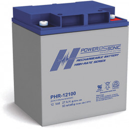 Batterie Plomb Standard 12V 27Ah - PHR-12100FR - 164x125x175 - Spécial Onduleur - Powersonic