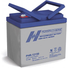 Batterie Plomb Standard 12V 36Ah - PHR-12150FR - 195x130x164 - Spécial Onduleur - Powersonic